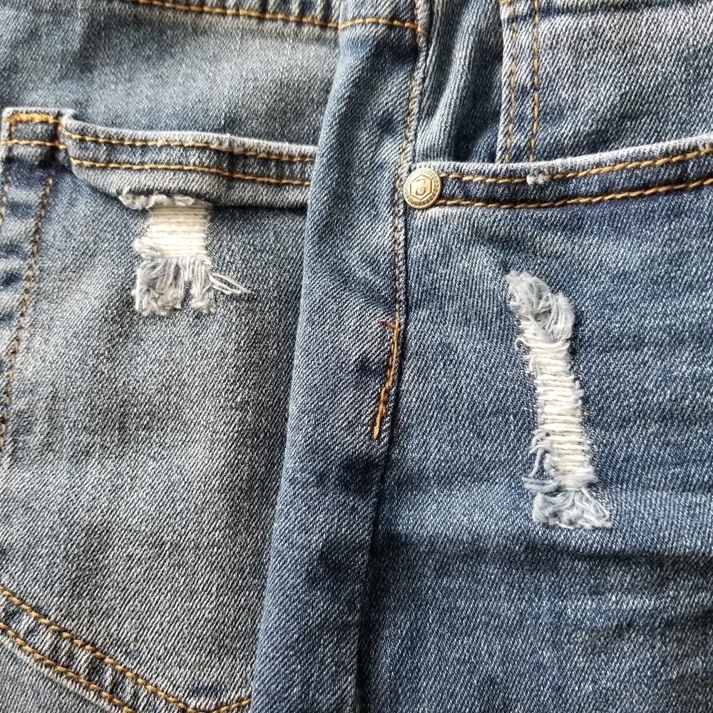 Gogo Jeans USA Size 11 Button Fly Jeans Skirt. - Picture 5 of 5